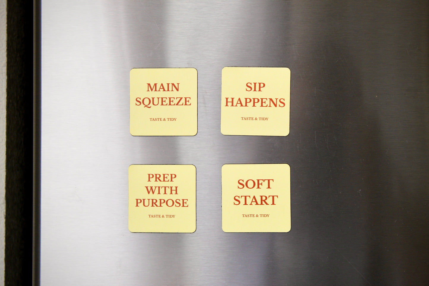 Taste Tokens Magnet Set – Lemon Glow